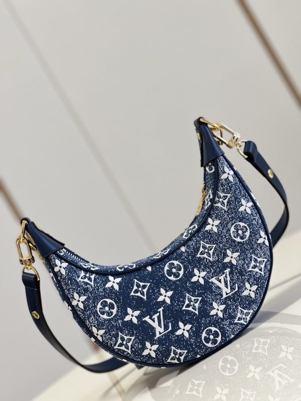 Loop Half Moon shaped Stick Bag