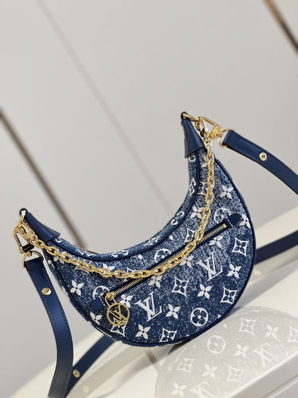 Loop Half Moon shaped Stick Bag