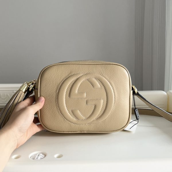 GG Disco SOHO Camera Bag Classic will never go out of style embossed double G with leather tassels The top layer of cowhide is super soft