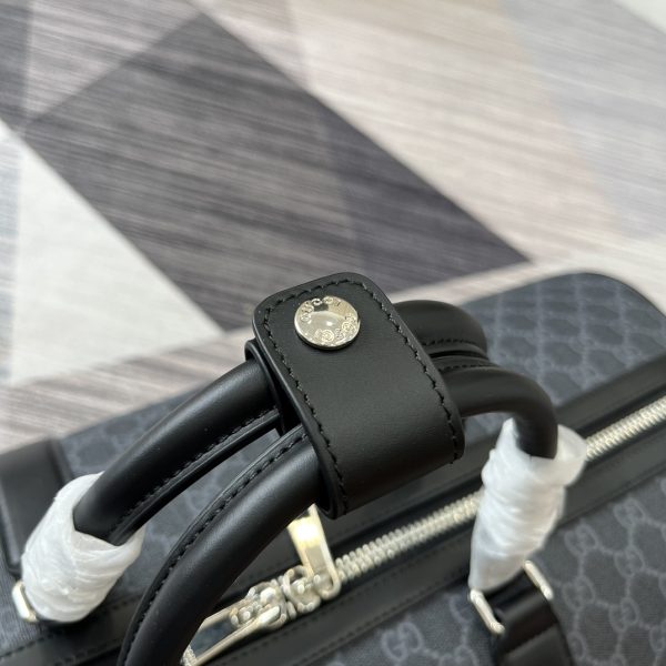 New GG travel bag. Classic GG Supreme canvas is known for its soft and stretchy texture