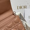 The latest medium-sized chain carrying bag for brick cabinets, featuring iconic vine patterned grids and classic letter pendants