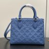 The OnTheGo small handbag is made of Monogram Empreinte sn leather