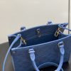 The OnTheGo small handbag is made of Monogram Empreinte sn leather